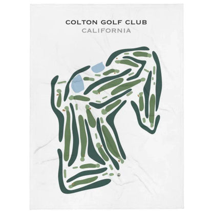 Colton Golf Club, California - Printed Golf Course
