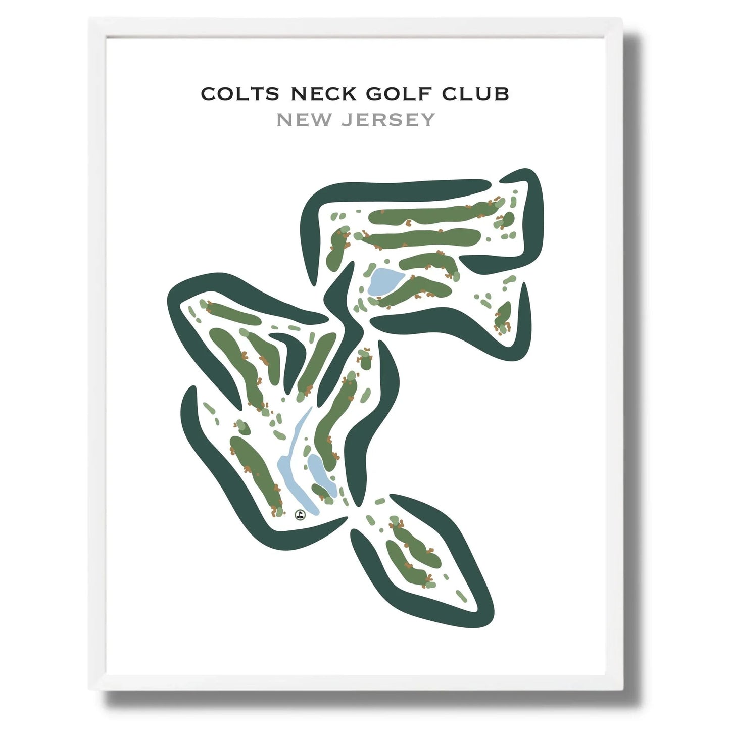 Colts Neck Golf Club, New Jersey - Printed Golf Courses
