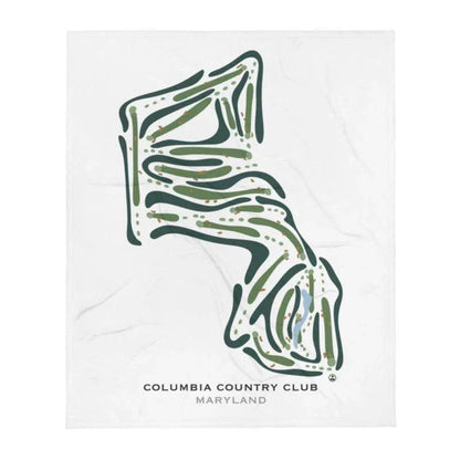 Columbia Country Club, Maryland - Printed Golf Courses