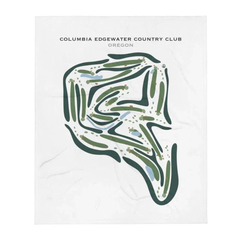 Columbia Edgewater Country Club, Oregon - Printed Golf Courses