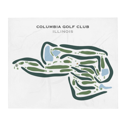 Columbia Golf Club, Illinois - Printed Golf Courses