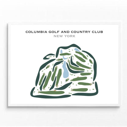 Columbia Golf & Country Club, New York - Printed Golf Courses