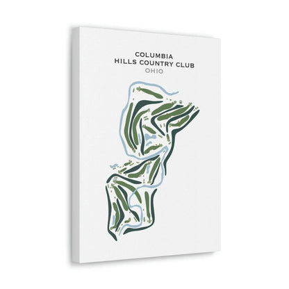 Columbia Hills Country Club, Ohio - Printed Golf Courses