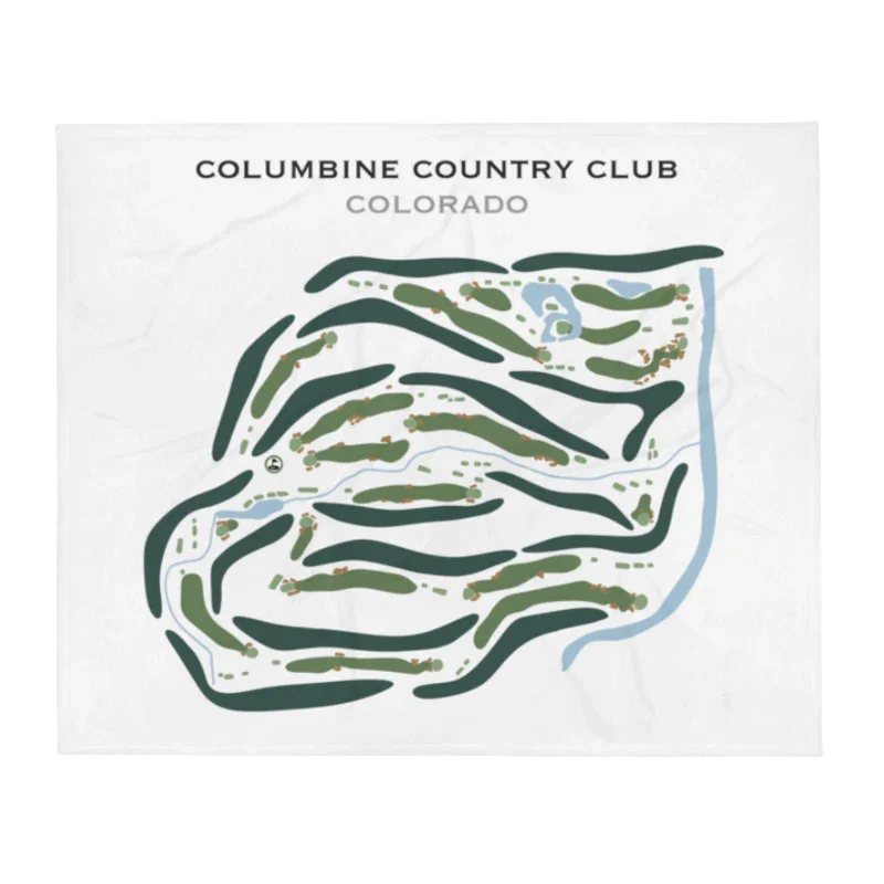 Columbine Country Club, Colorado B - Printed Golf Course