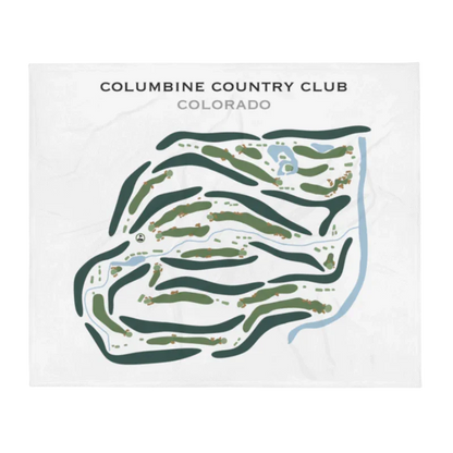Columbine Country Club, Colorado B - Printed Golf Course