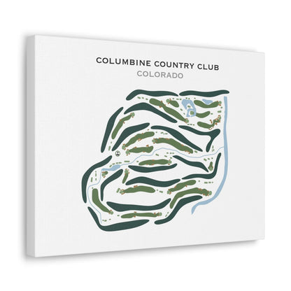 Columbine Country Club, Colorado B - Printed Golf Course