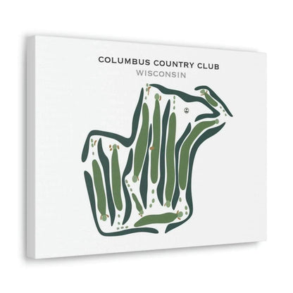 Columbus Country Club, Wisconsin - Printed Golf Courses