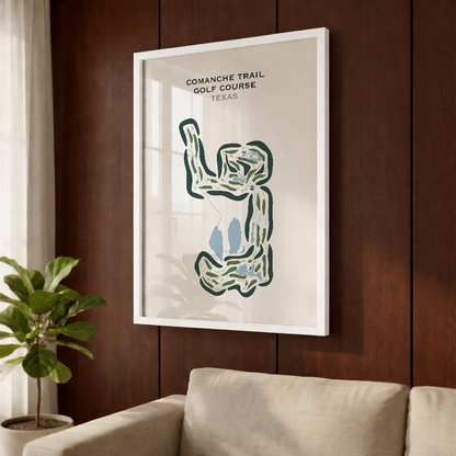 Comanche Trail Golf Course, Texas - Printed Golf Courses