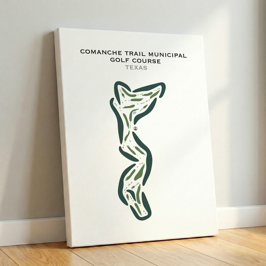 Comanche Trail Municipal Golf Course, Texas - Printed Golf Courses