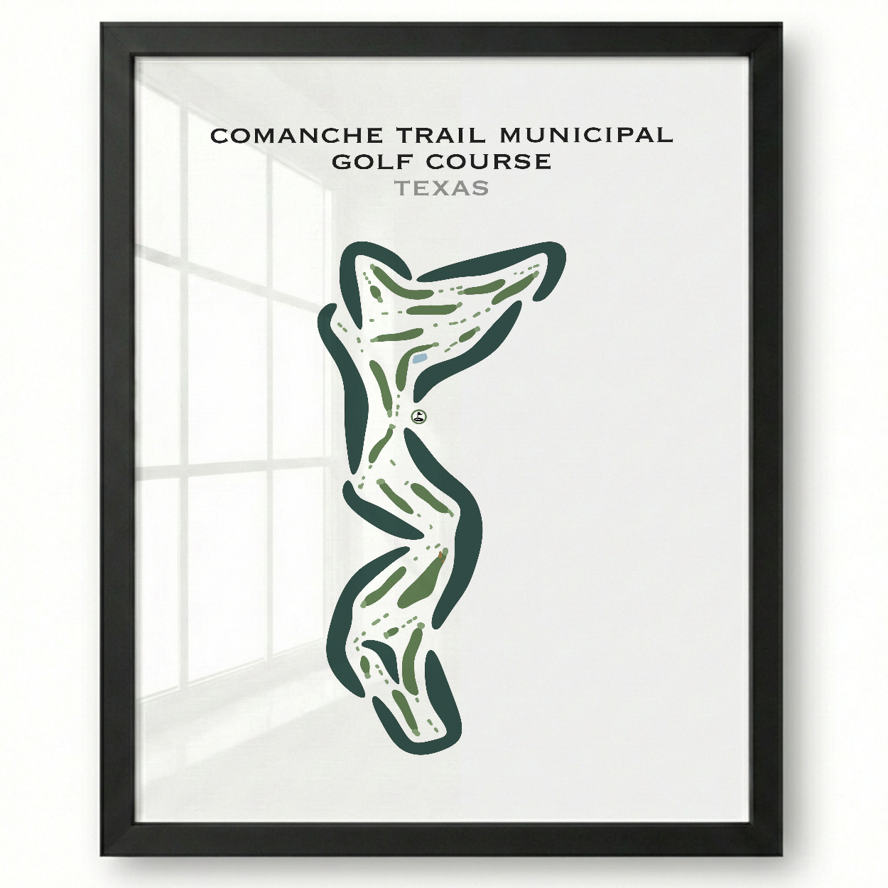 Comanche Trail Municipal Golf Course, Texas - Printed Golf Courses
