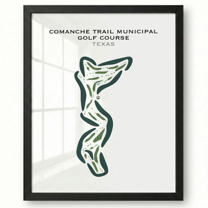 Comanche Trail Municipal Golf Course, Texas - Printed Golf Courses