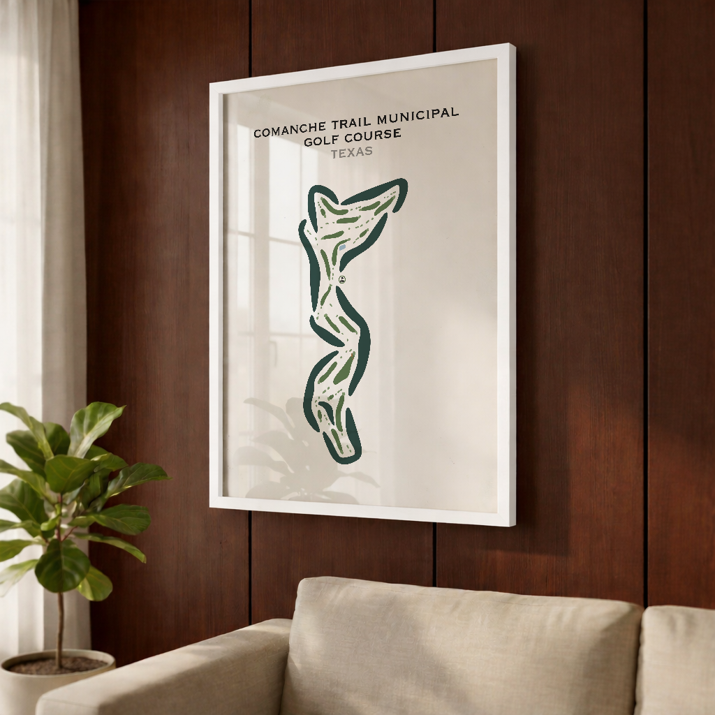 Comanche Trail Municipal Golf Course, Texas - Printed Golf Courses
