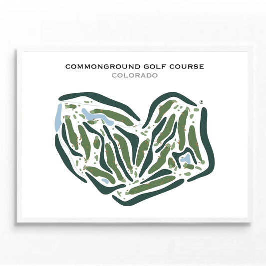 CommonGround, Colorado - Printed Golf Courses