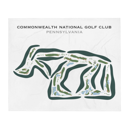 Commonwealth National Golf Club, Pennsylvania - Printed Golf Courses
