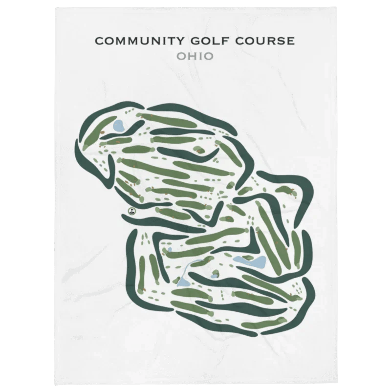 Community Golf Course, Ohio - Printed Golf Courses