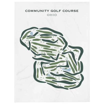 Community Golf Course, Ohio - Printed Golf Courses