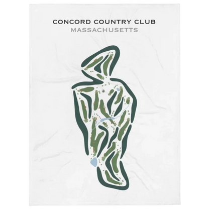 Concord Country Club, Massachusetts - Printed Golf Courses