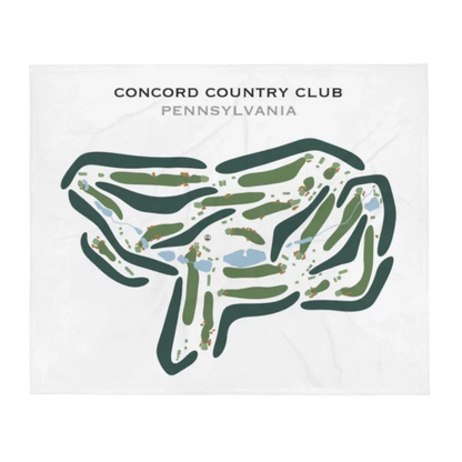 Concord Country Club, Pennsylvania - Printed Golf Courses