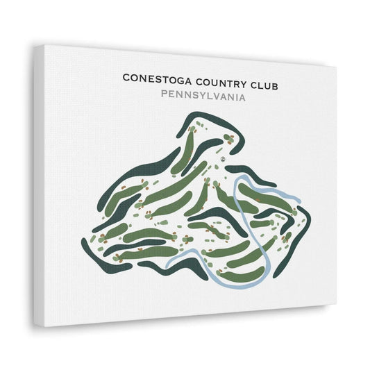 Conestoga Country Club, Pennsylvania - Printed Golf Course