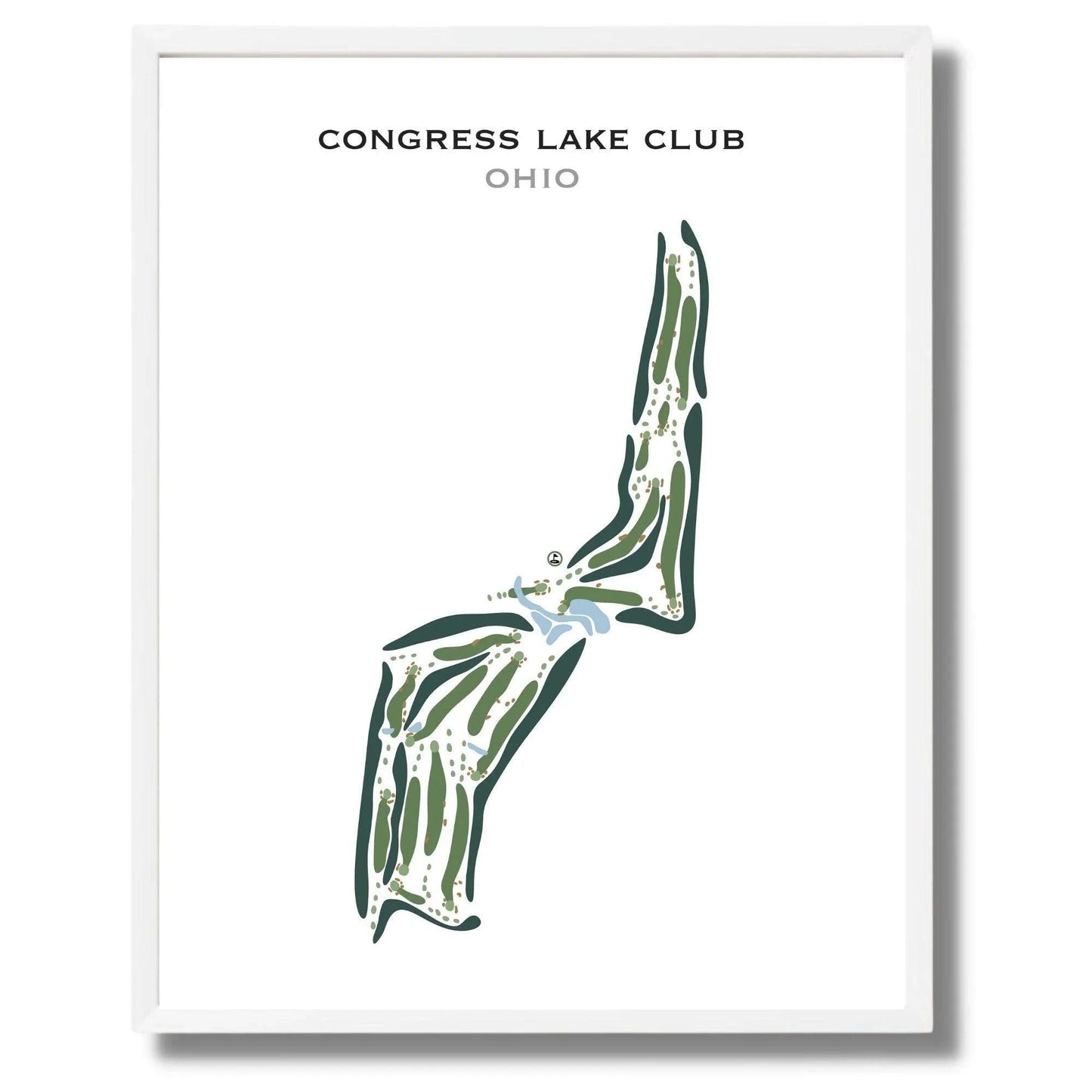 Congress Lake Club, Ohio - Printed Golf Courses