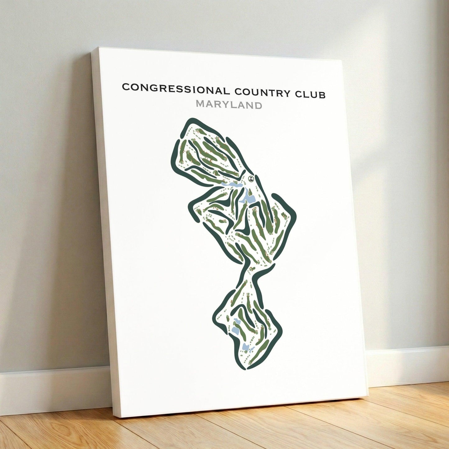 Congressional Country Club, Maryland - Printed Golf Courses