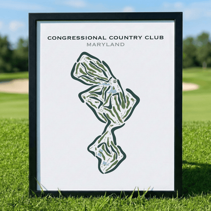 Congressional Country Club, Maryland - Printed Golf Courses