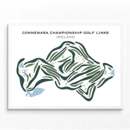 Connemara Championship Golf Links, Ireland - Printed Golf Courses
