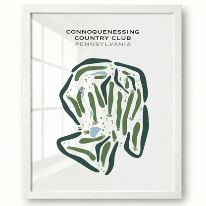 Connoquenessing Country Club, Pennsylvania - Printed Golf Courses
