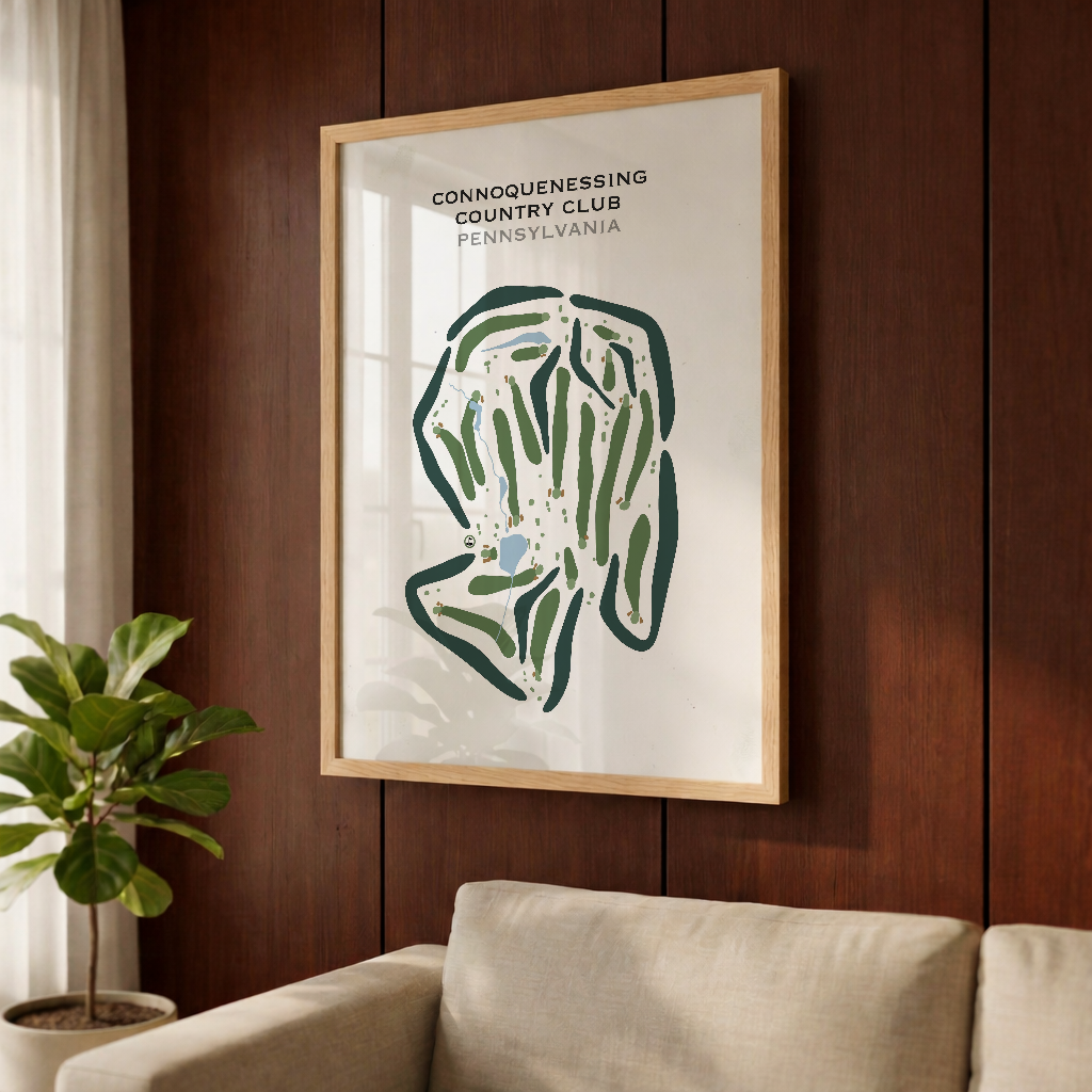 Connoquenessing Country Club, Pennsylvania - Printed Golf Courses