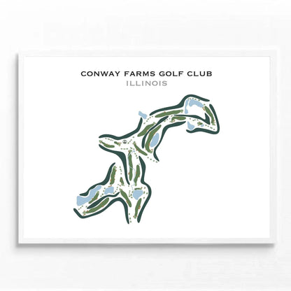 Conway Farms Golf Club, Illinois - Printed Golf Courses