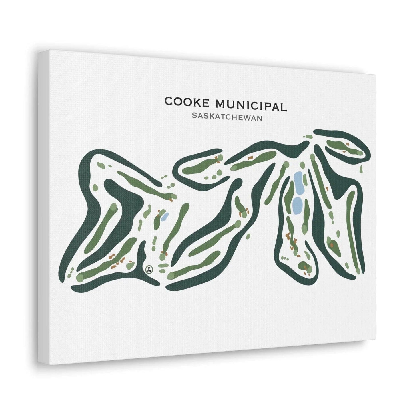 Cooke Municipal, Prince Albert, Saskatchewan - Printed Golf Courses