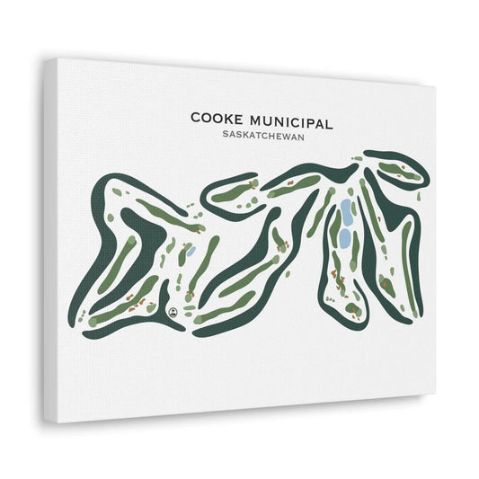 Cooke Municipal, Prince Albert, Saskatchewan - Printed Golf Courses