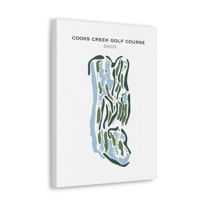Cooks Creek Golf Course, Ohio - Printed Golf Course