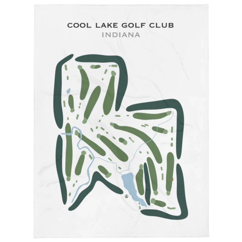 Cool Lake Golf Club, Indiana - Printed Golf Courses