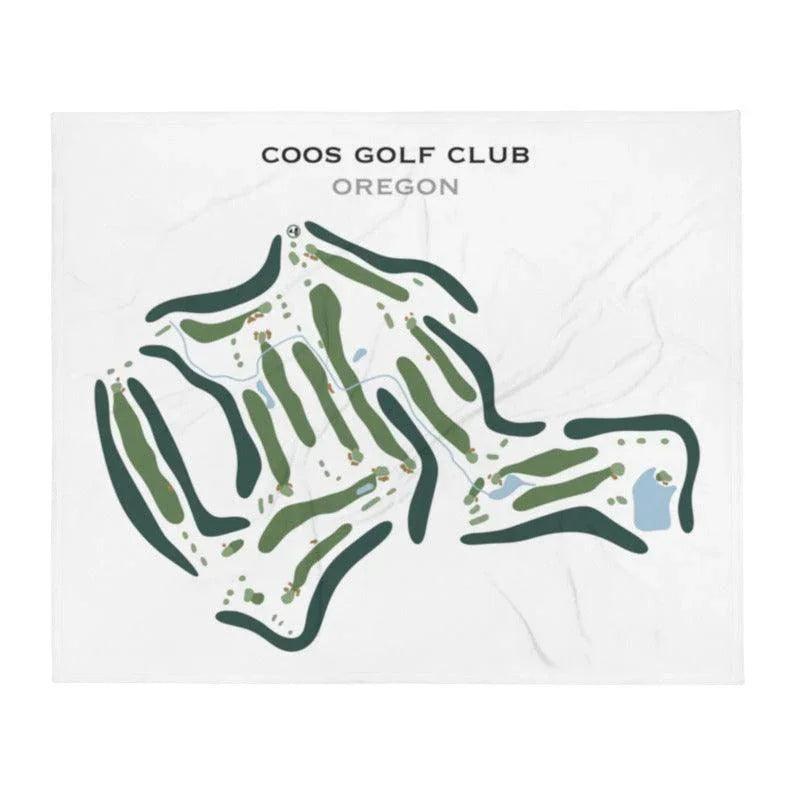 Coos Golf Club, Oregon - Printed Golf Course