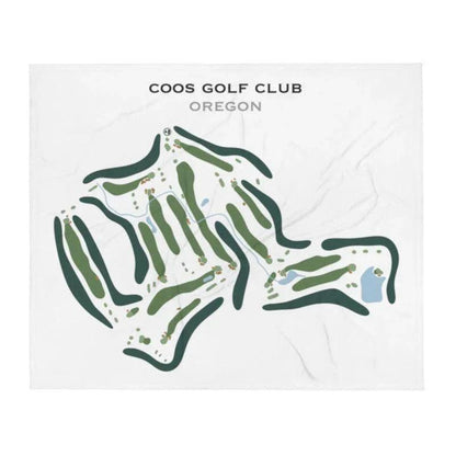Coos Golf Club, Oregon - Printed Golf Course