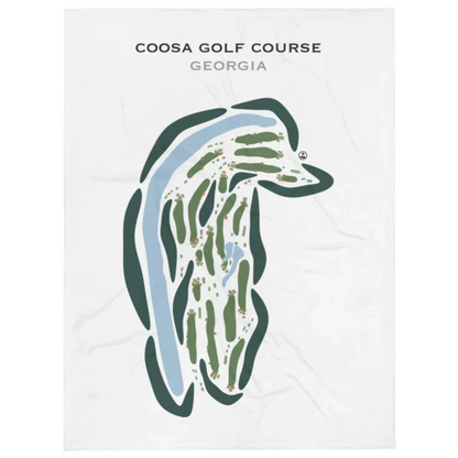 Coosa Country Club, Georgia - Printed Golf Courses
