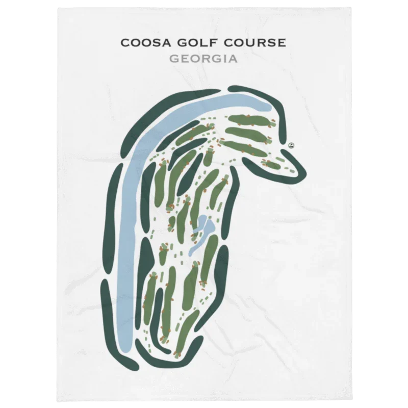 Coosa Golf Course, Georgia - Printed Golf Courses
