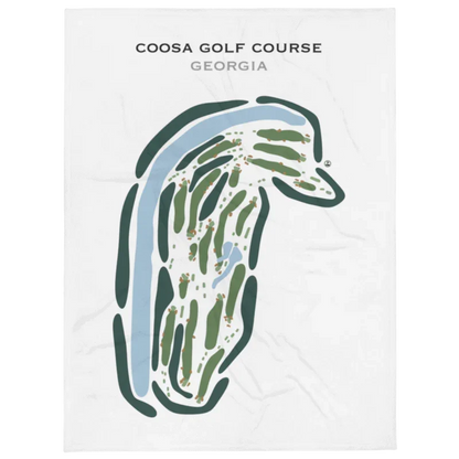 Coosa Golf Course, Georgia - Printed Golf Courses