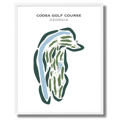 Coosa Country Club, Georgia - Printed Golf Courses