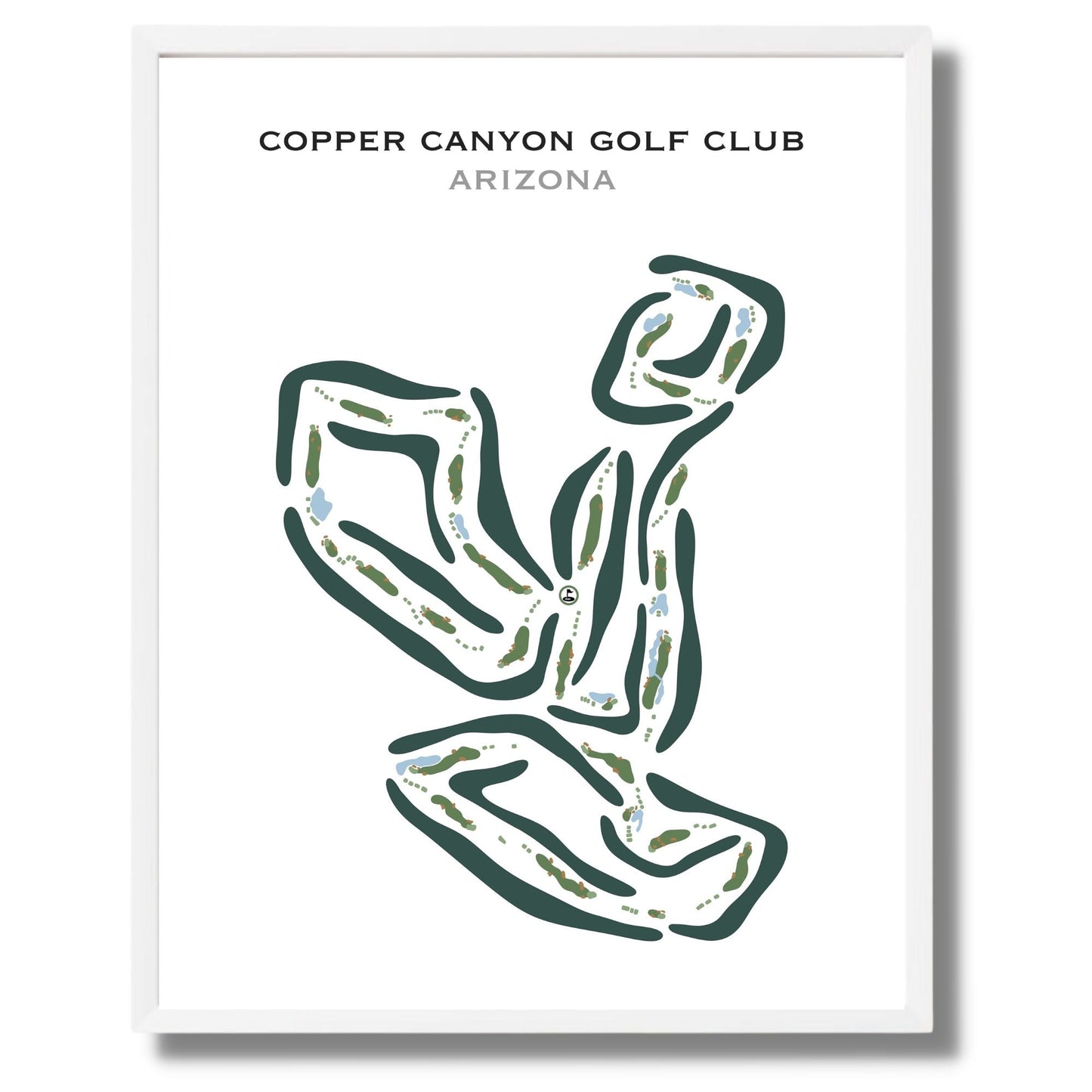 Copper Canyon Golf Club, Arizona - Printed Golf Courses