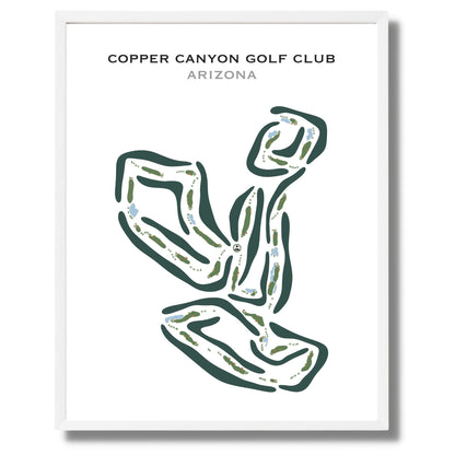 Copper Canyon Golf Club, Arizona - Printed Golf Courses