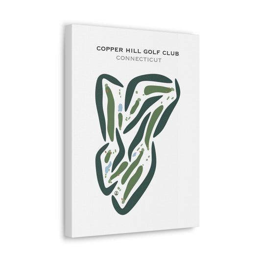Copper Hill Golf Club, Connecticut - Printed Golf Courses
