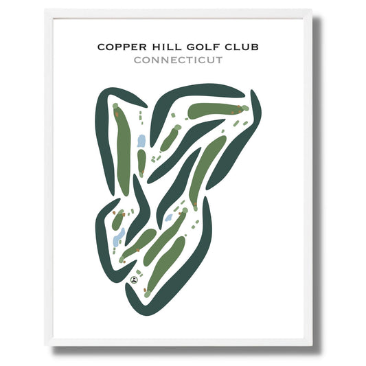 Copper Hill Golf Club, Connecticut - Printed Golf Courses