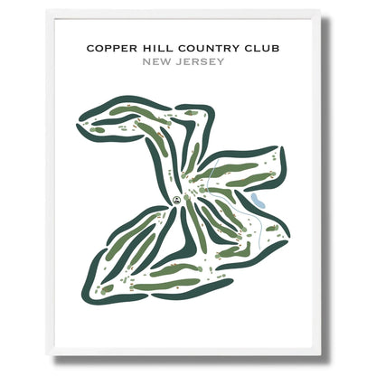 Copper Hill Country Club, New Jersey - Printed Golf Courses