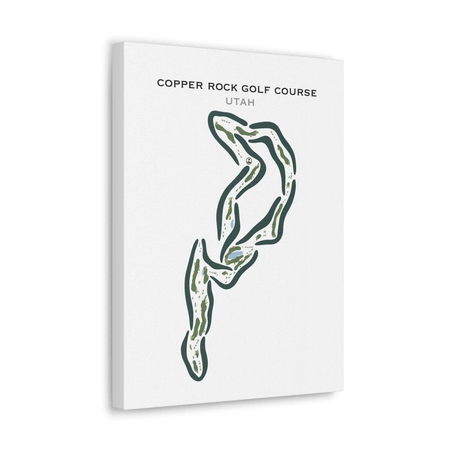 Copper Rock Golf Course, Hurricane Utah - Printed Golf Courses