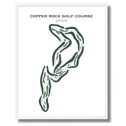 Copper Rock Golf Course, Hurricane Utah - Printed Golf Courses