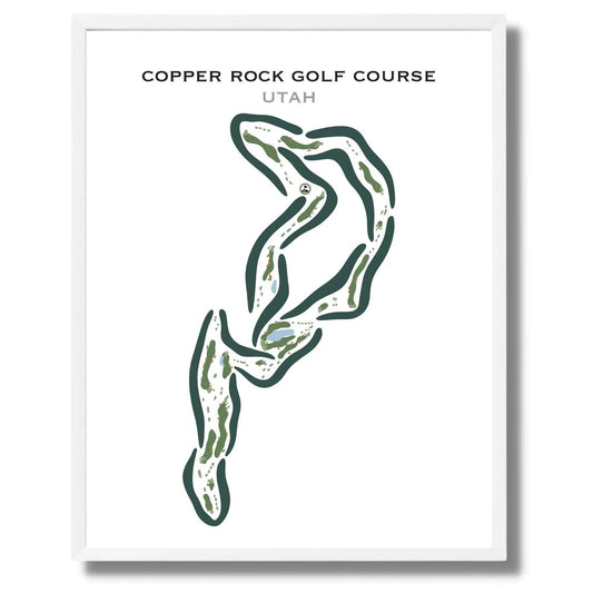 Copper Rock Golf Course, Hurricane Utah - Printed Golf Courses