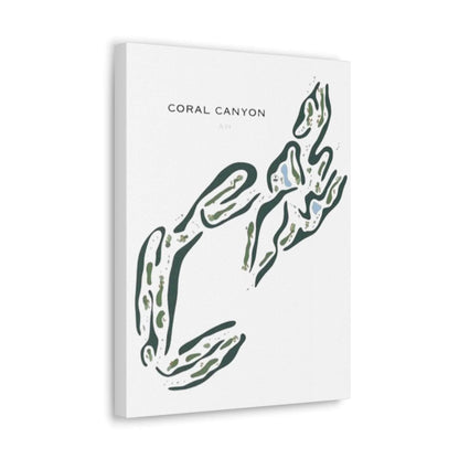 Coral Canyon Golf Course, Utah - Printed Golf Courses