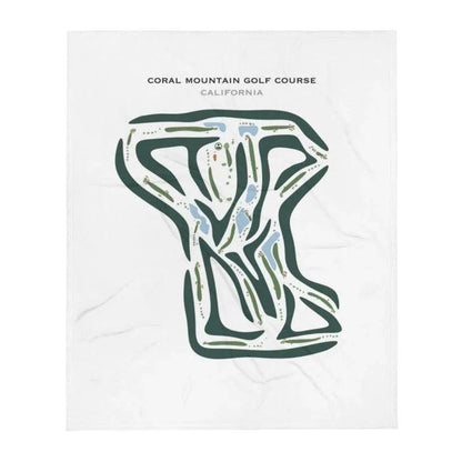 Coral Mountain Golf Course, La Quinta, California - Printed Golf Courses